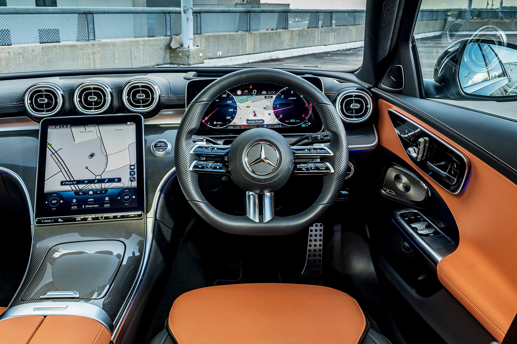 Mercedes-Benz C-Class interior view | Expert Rating