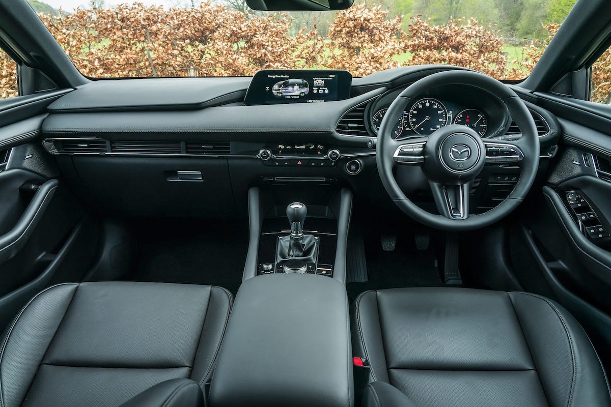 Mazda 3 hatchback (2019 onwards) – interior and dashboard