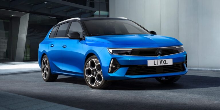 Vauxhall reveals first electrified Astra estate