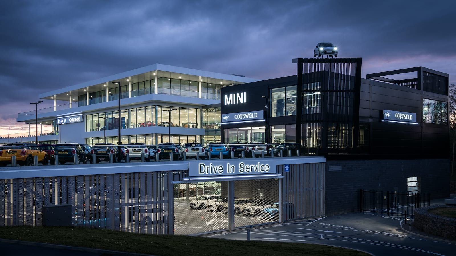 BMW and Mini dealership in the Cotswolds