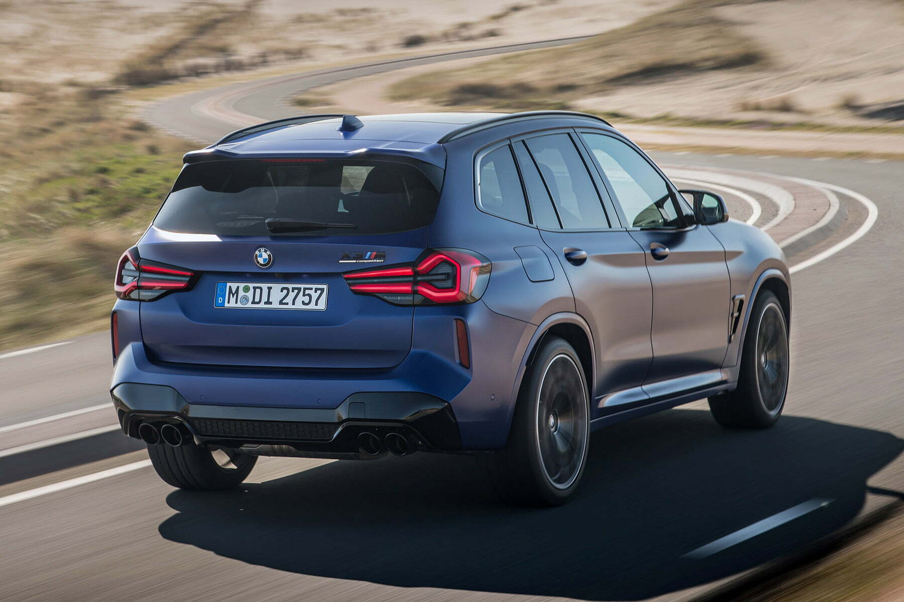 BMW X3 M (2022 onwards) rear view | Expert Rating
