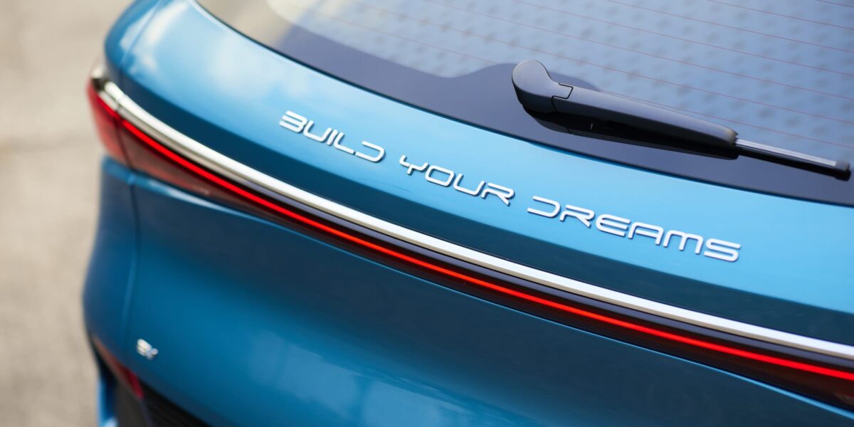 BYD – Build Your Dreams – rear badge Atto 3