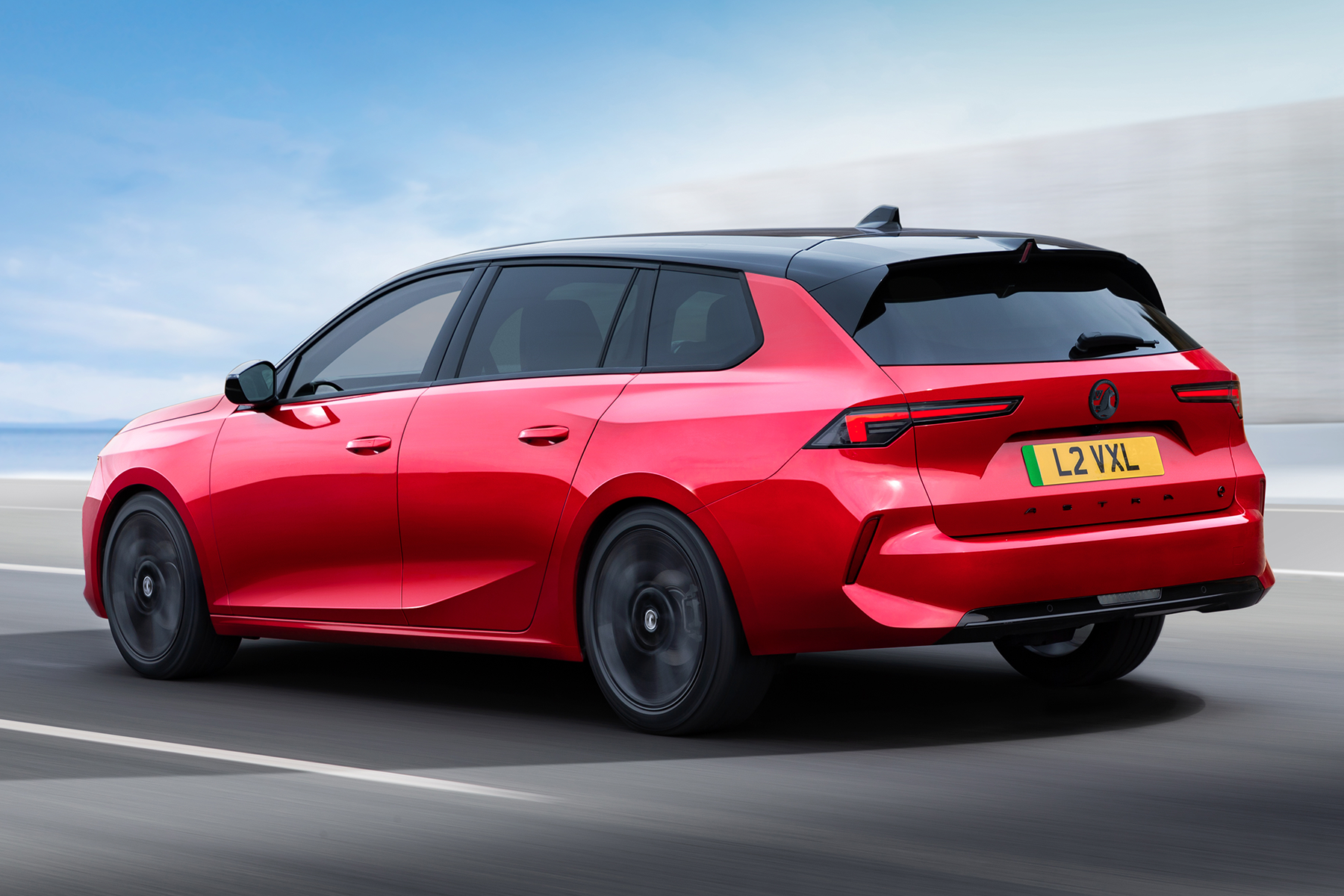 Vauxhall Astra Sports Tourer Electric rear view | Expert Rating