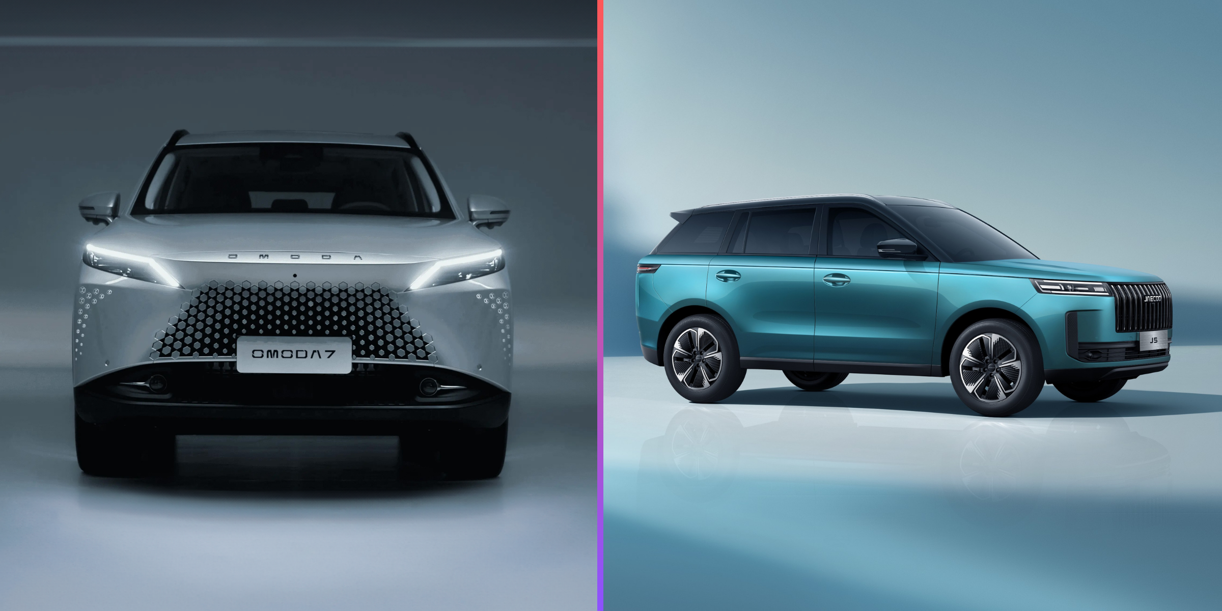 New Omoda 7 and Jaecoo 5 SUVs debut