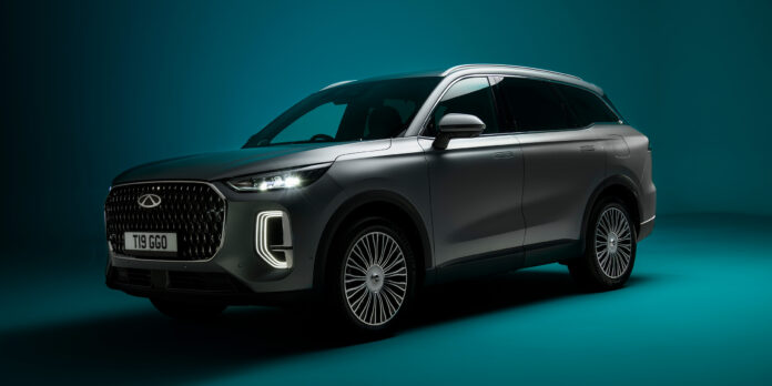 Chery Tiggo 9 hybrid SUV arrives in UK