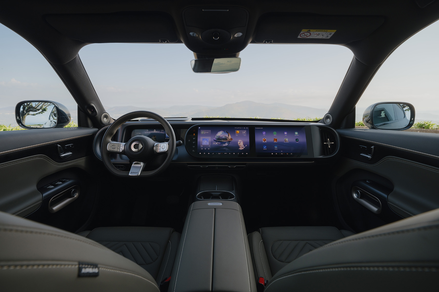 Smart #5 front interior view | Expert Rating