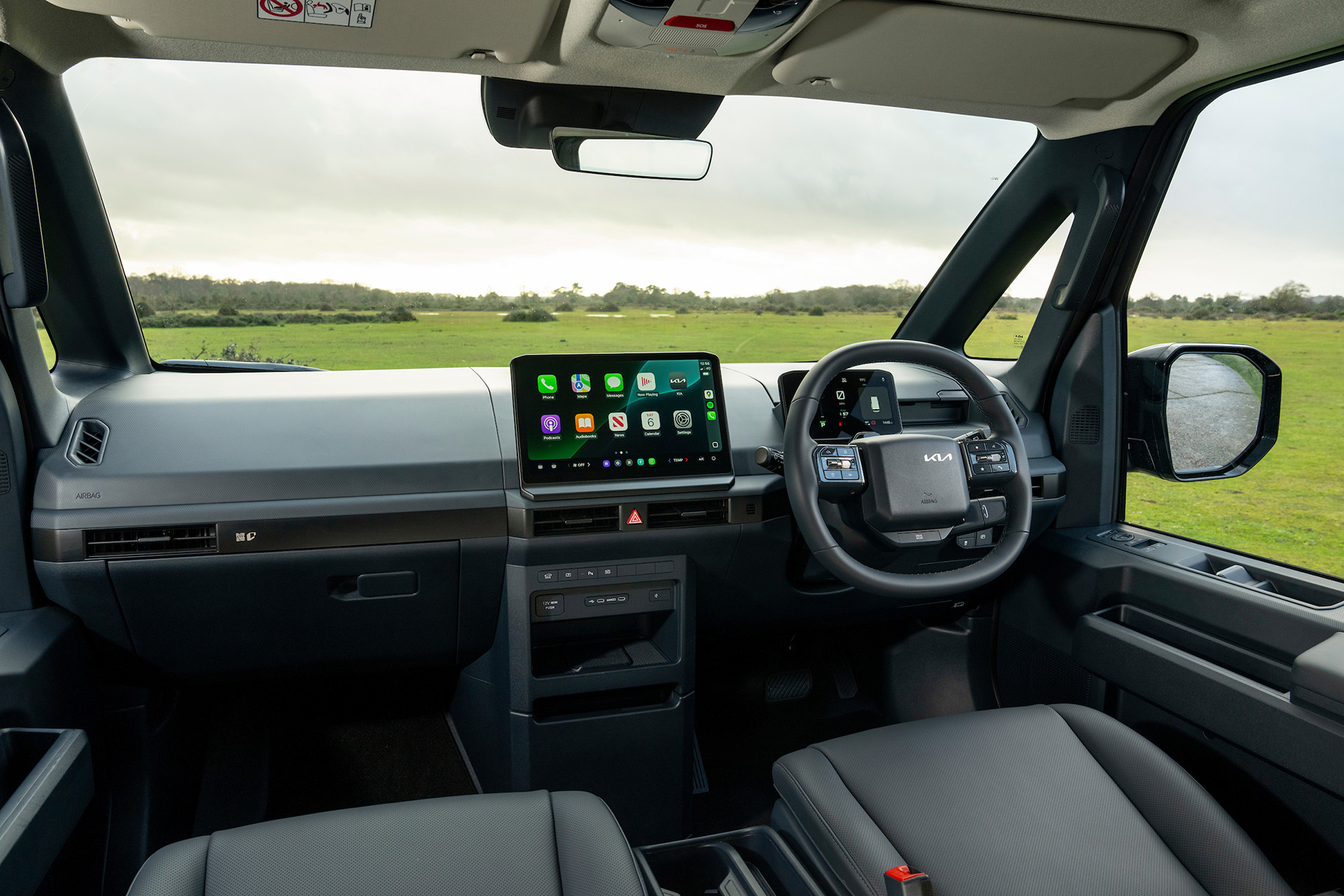 Kia PV5 Passenger front interior view | Expert Rating