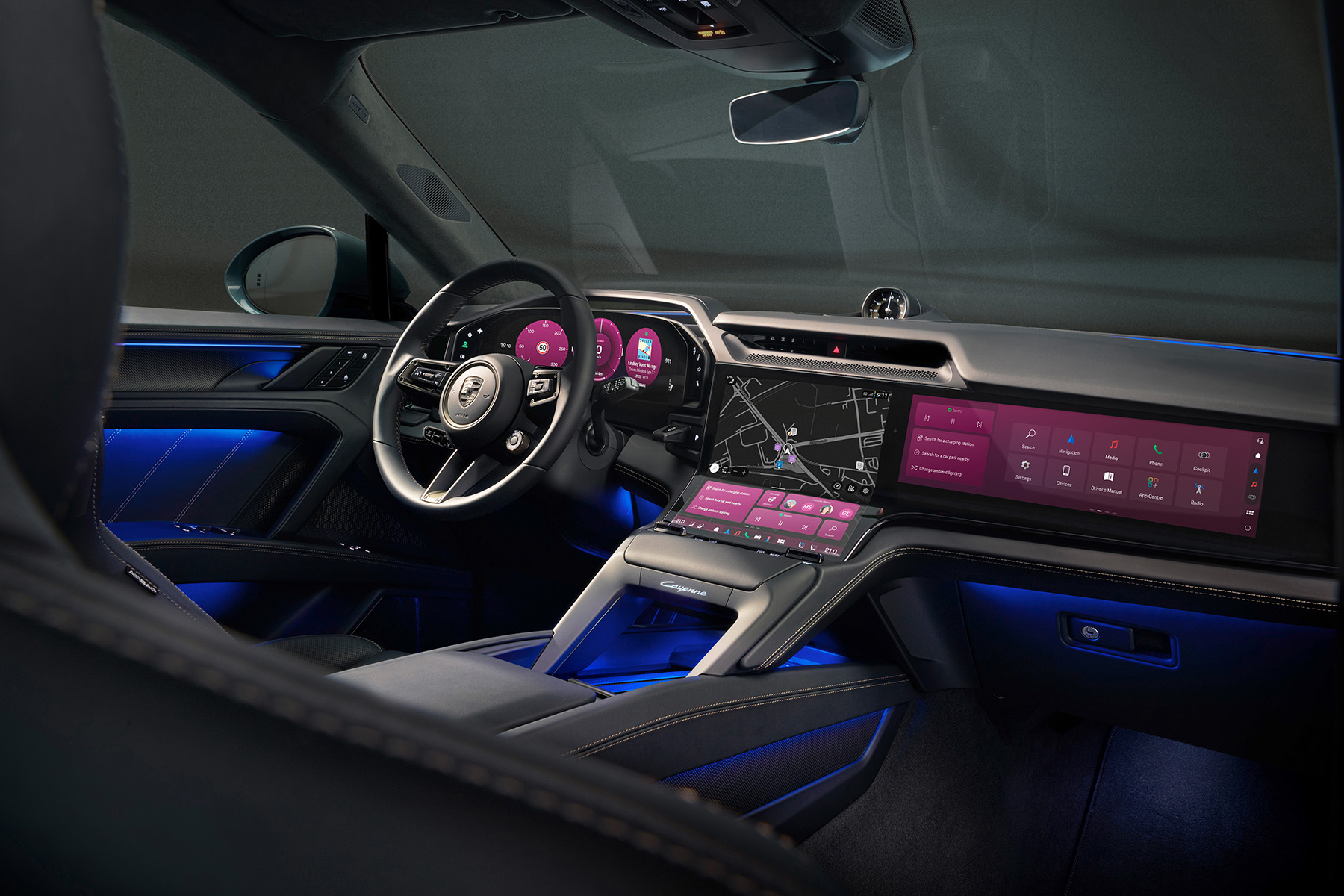 Porsche Cayenne Electric interior view | Expert Rating