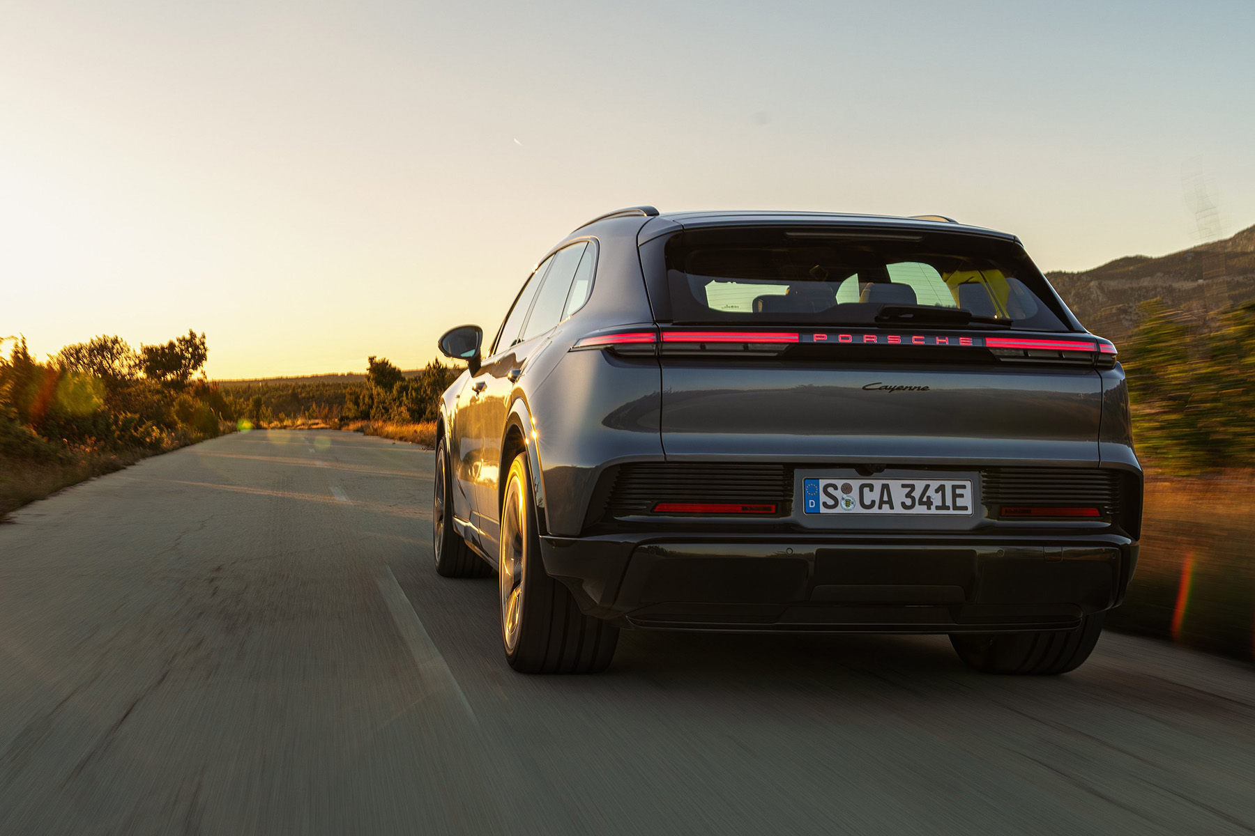 Porsche Cayenne Electric rear view | Expert Rating