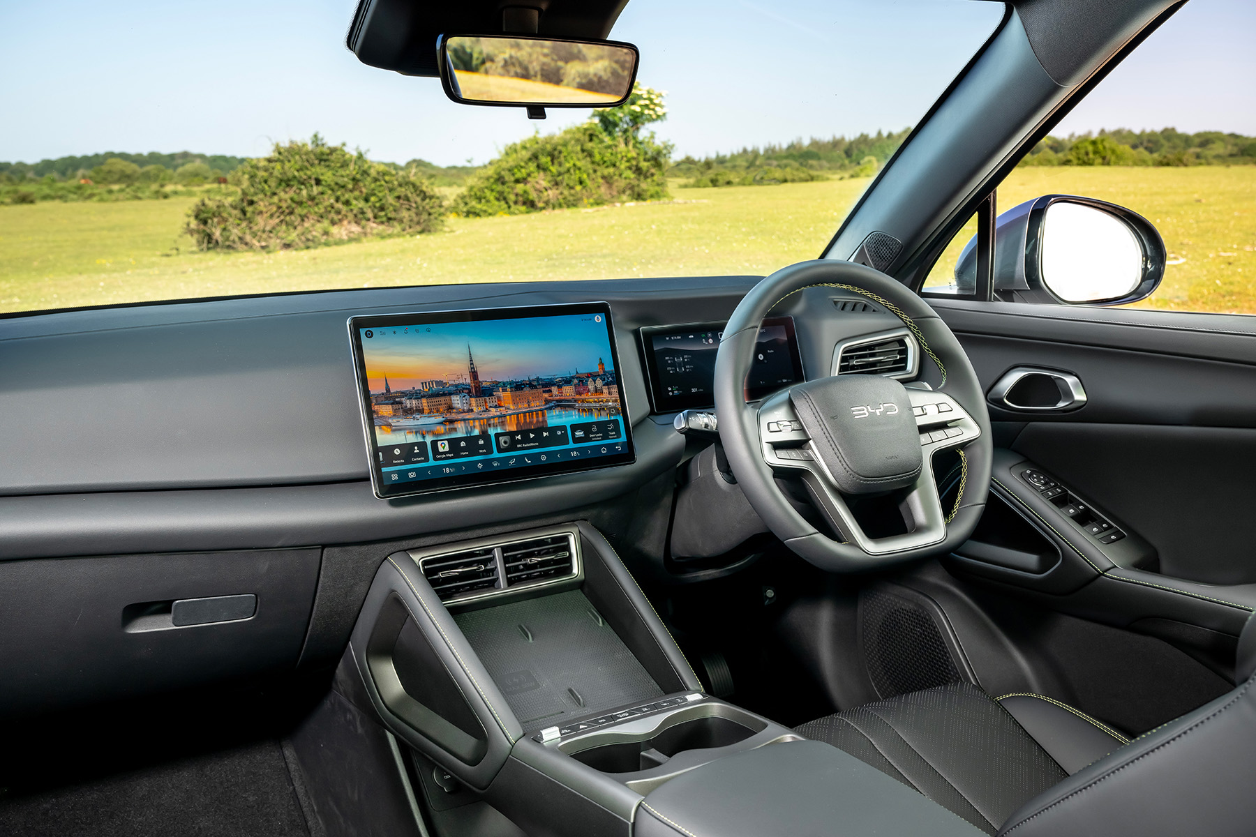 BYD Atto 2 plug-in hybrid front interior view | Expert Rating