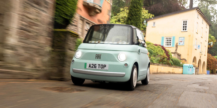 Pint-sized Fiat Topolino now on sale
