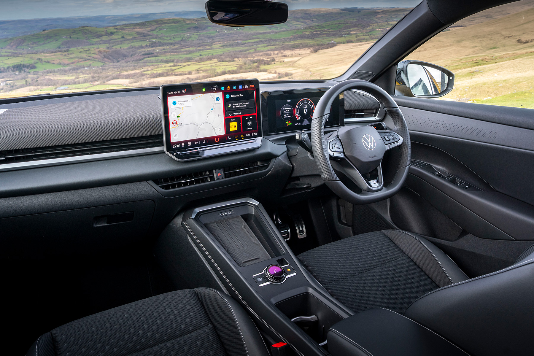 Volkswagen T-Roc (2026) front interior view | Expert Rating
