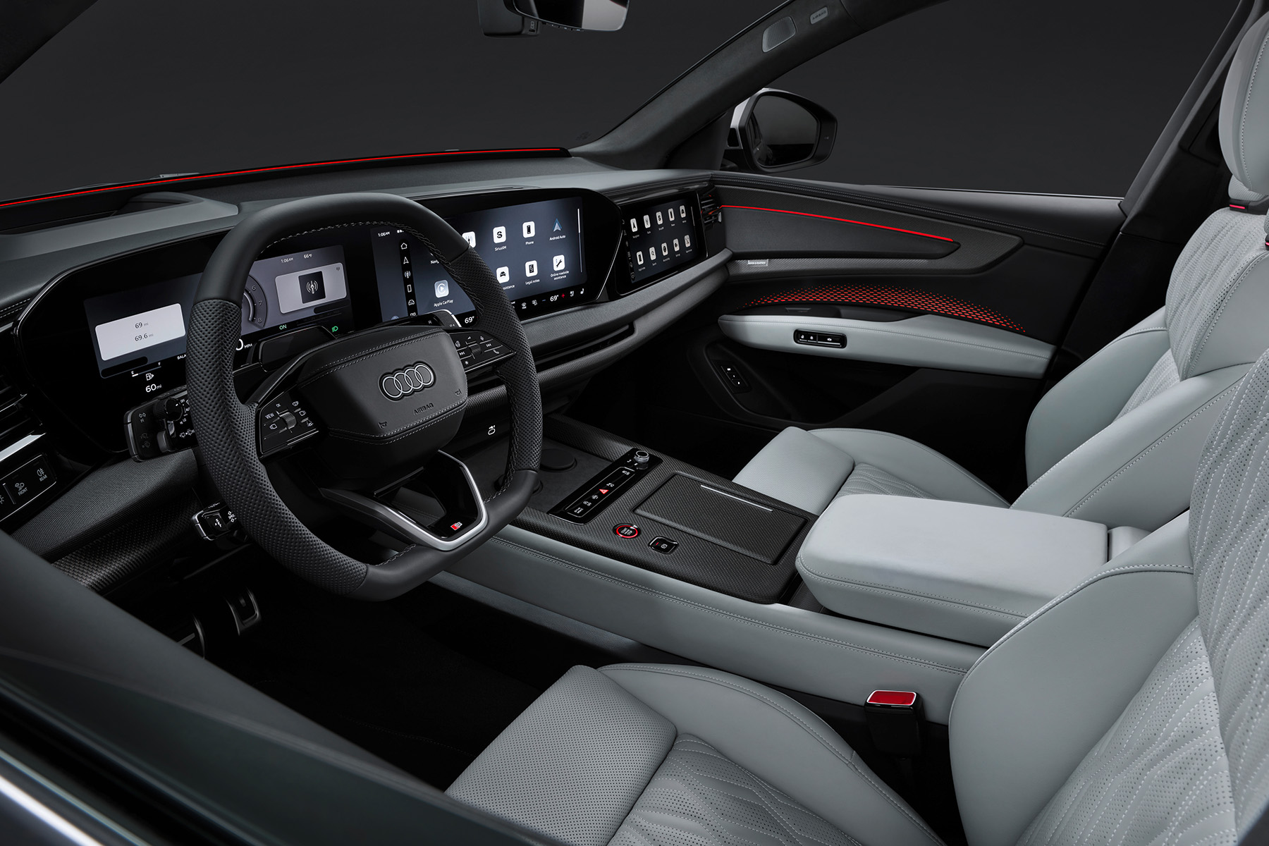 Audi Q9 interior view | Expert Rating