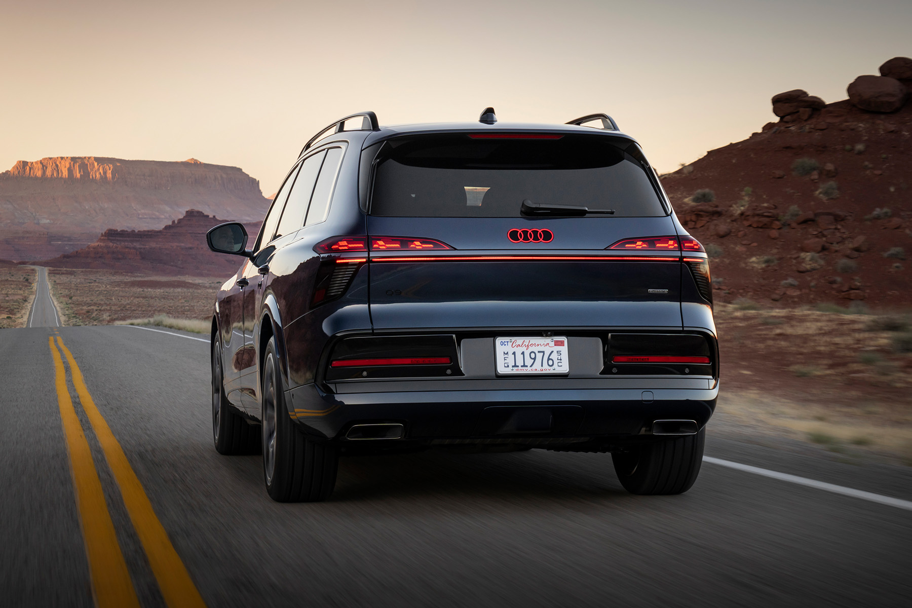 Audi Q9 rear view | Expert Rating