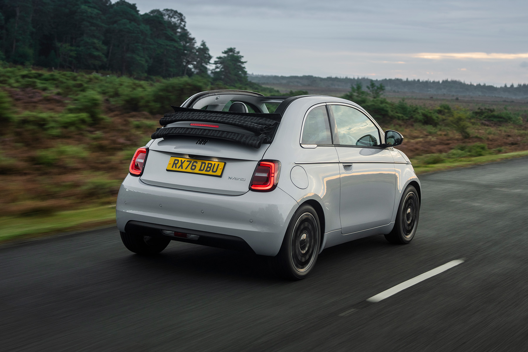 Fiat 500 Hybrid cabriolet rear view | Expert Rating