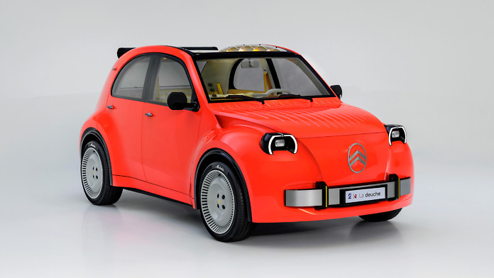 Affordable Citroën 2CV-inspired electric city car scheduled for 2028